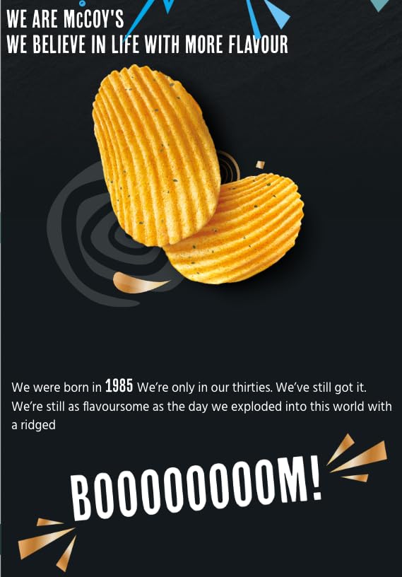 McCoy's Thai Sweet Chicken Grab Bag Crisps 45g (Multipack Box of 36)