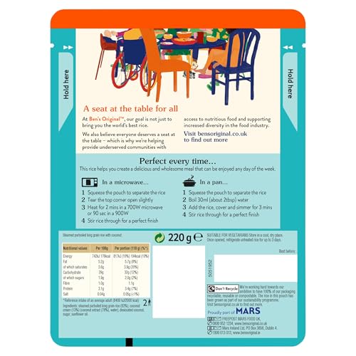 Ben's Original Kokos-Mikrowellenreis, 6 Beutel à 220 g 7