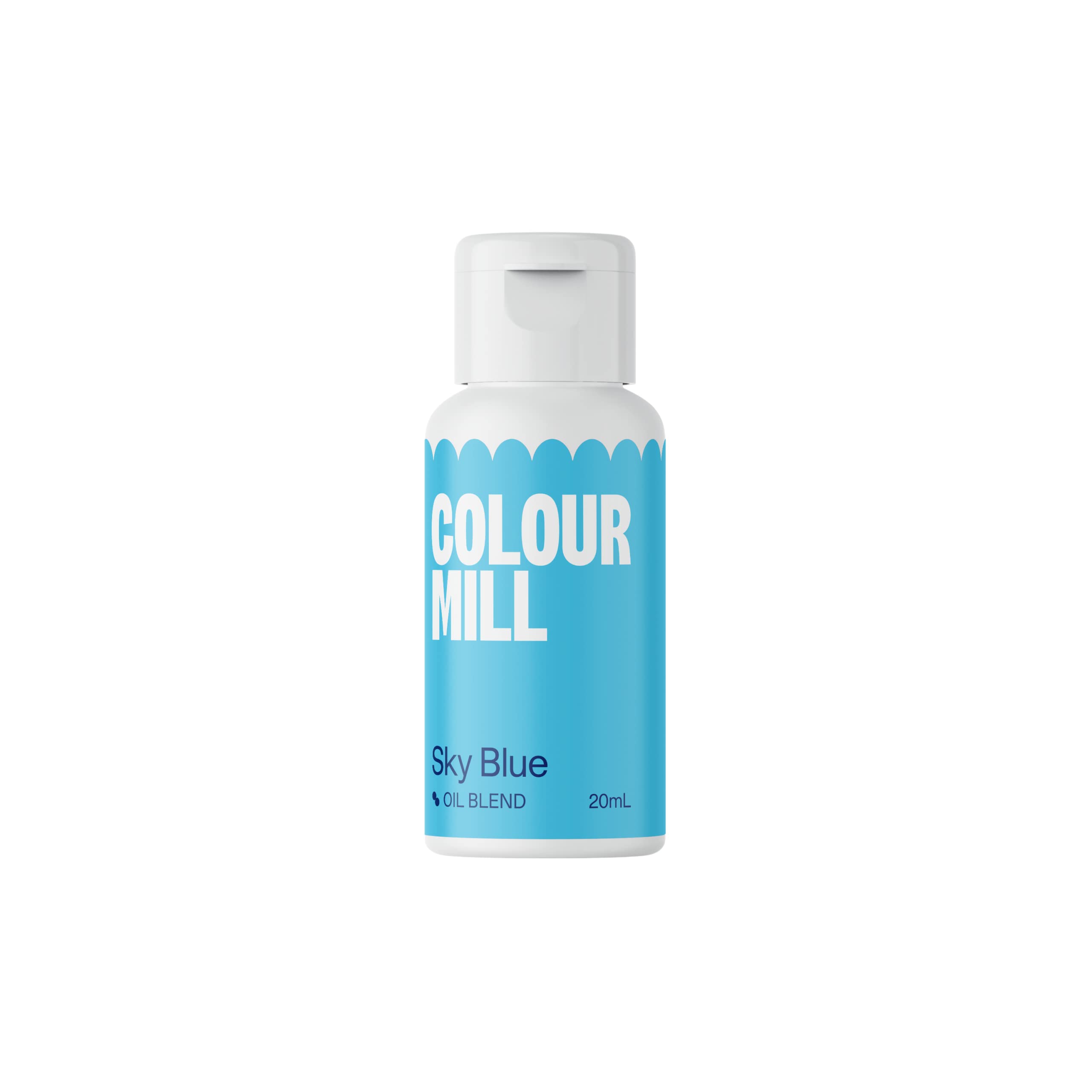 Colour Mill Oil Blend Lebensmittelfarbe Himmelblau – 20 ml Backfarbe auf Ölbasis