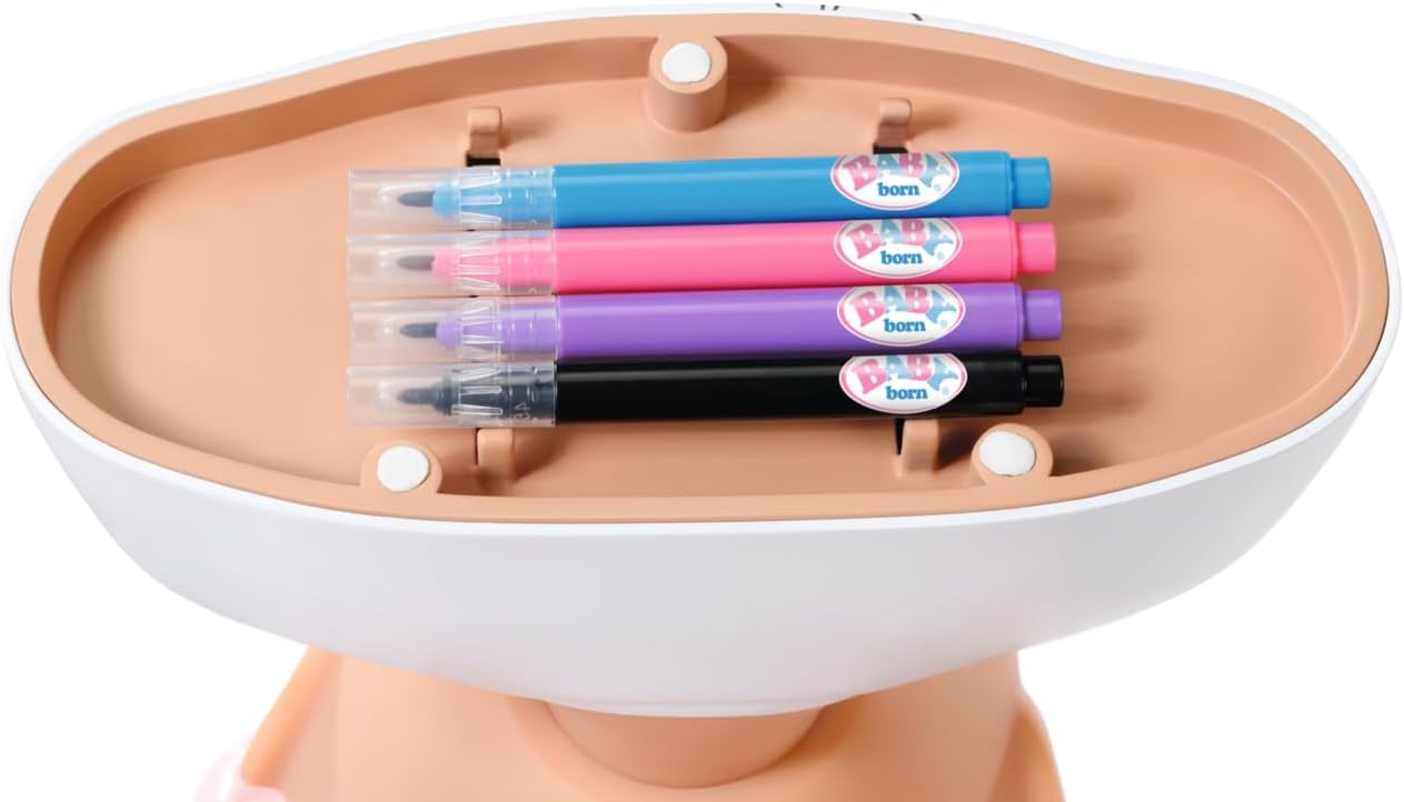 BABY born Styling Head Artist with Face Stencil and Hair Accessories 3