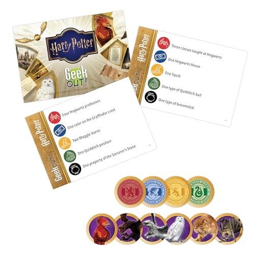 USAopoly Geek Out: Harry Potter-Kartenspiel 3