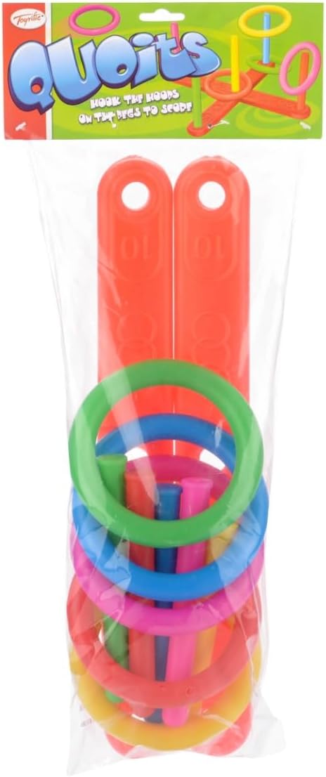Toyrific Quoits Set - Classic Ring Toss Game for Kids 3+ Years 3