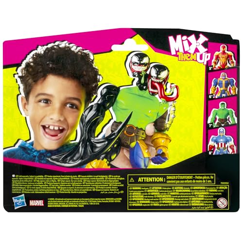 SPIDER-MAN MixMashers Marvel Venom Custom Mix-And-Match Deluxe Action Figure - 4+ Years 14