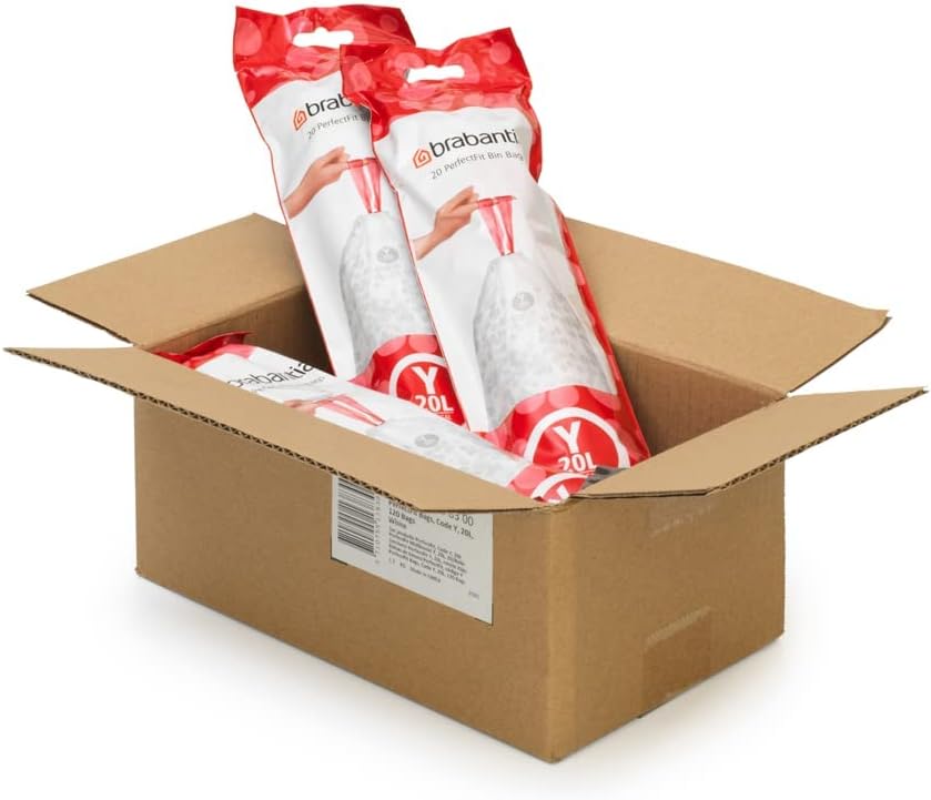 Brabantia - PerfectFit Müllbeutel Multipack (Größe Y/20 Liter) Dicker Kunststoff 4