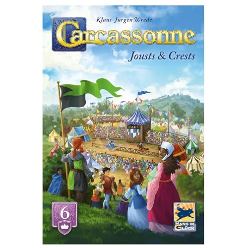 Hans im Glück Carcassonne: Jousts & Crests Expansion 6 Refresh Board Game | 5 Players | Ages 7+ 2