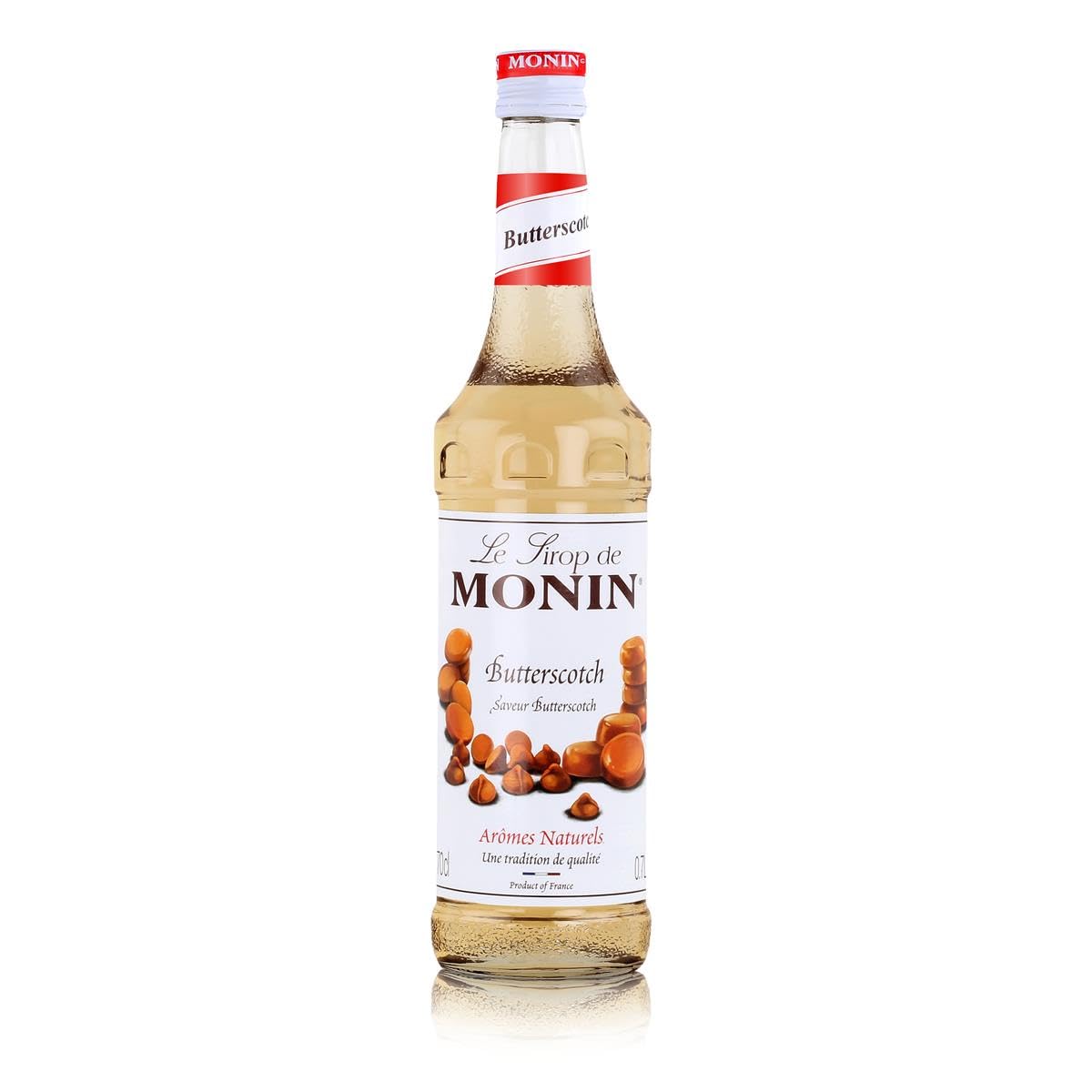 Monin Premium Butterscotch Syrup - 700ml | Vegan, Natural Flavourings | Coffee & Cocktail Use
