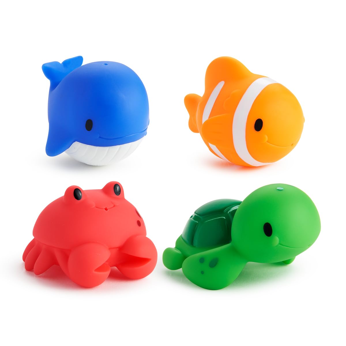 Munchkin Floating Ocean Animal Bath Squirt Toys - 4 Pack for Babies & Toddlers 9