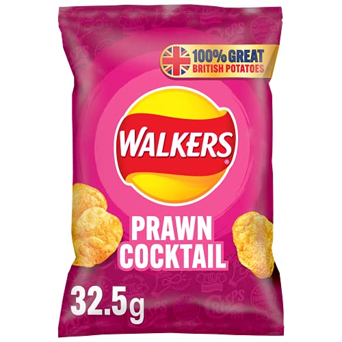 Walkers - Krabbencocktail-Chips 32 x 32,5 g Multipack 6