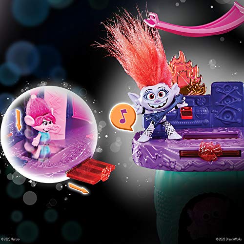 Trolls World Tour Blooming Pod Stage Musical Toy - Interactive Playset with Poppy Figure for Kids 4+ 6