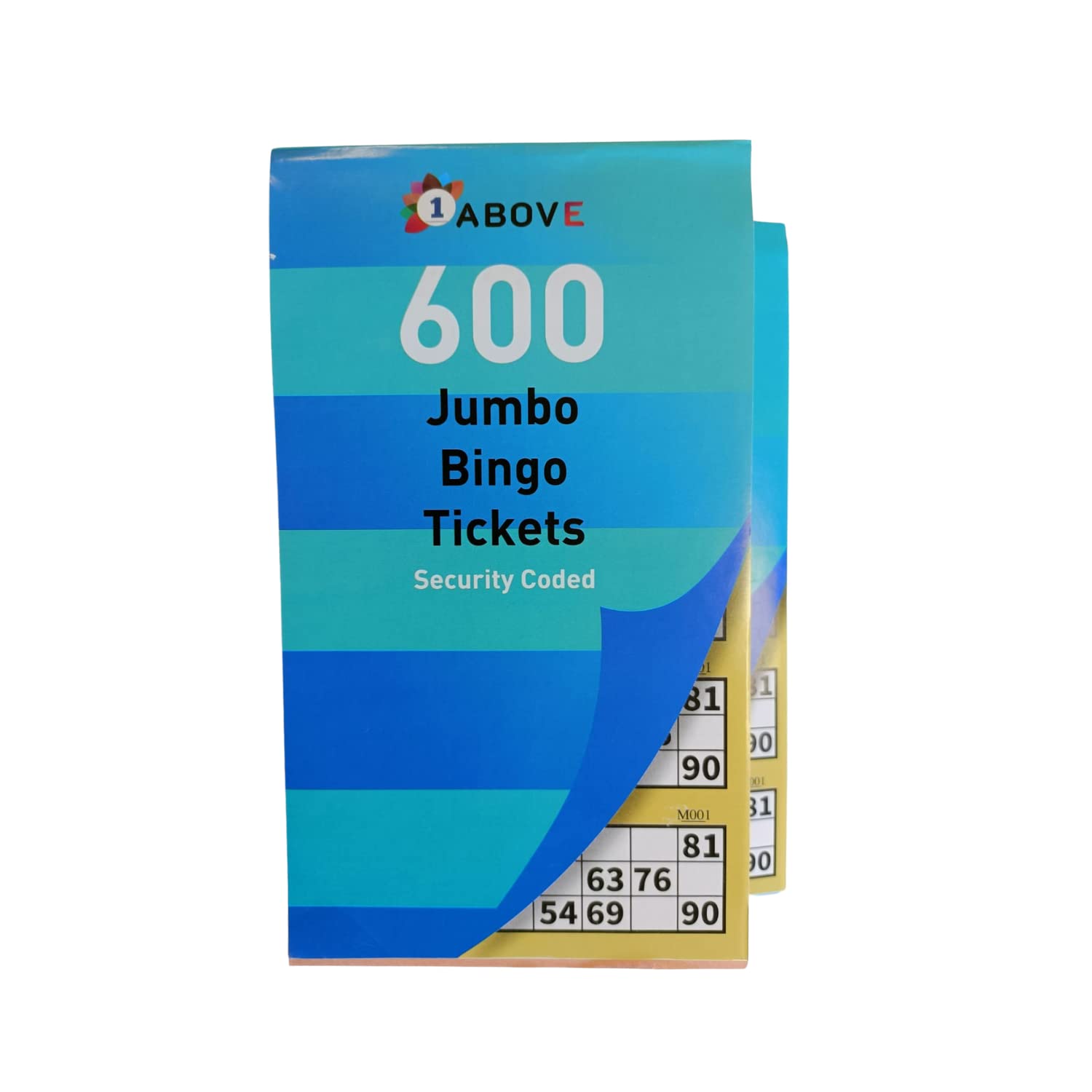 1ABOVE Bingo Tickets Stationery Book - Multi-Game Fun for Kids and Adults