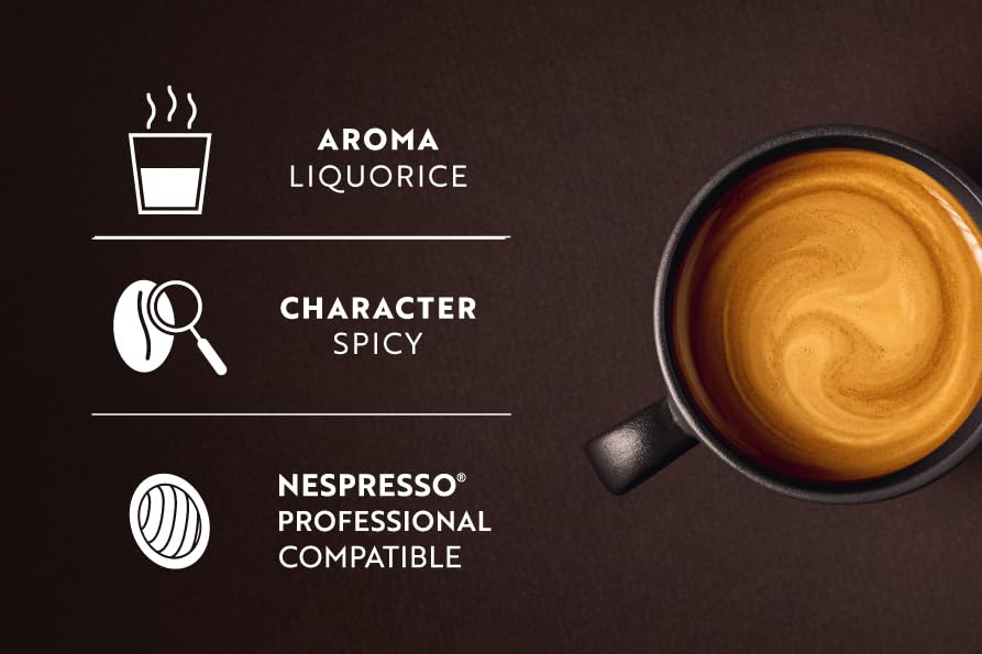 Café Royal Professional Pads, Lungo Forte, 50 Pods, 100% Arabica, Compatible with Nespresso Professional Machines 5