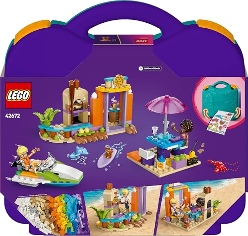 LEGO Friends 2in1 Creative Beach and Travel Suitcase Set - Buildable Playset for Kids 5+ 10