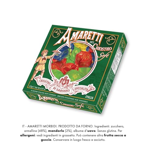 Amaretti Del Chiostro Soft Amaretti in Window Box, 145 g 3
