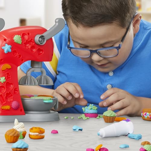Play-Doh Kitchen Creations Magical Mixer Spielset – Spielzeugmixer mit 5 Dosen Play-Doh für Kinder ab 3 Jahren 12