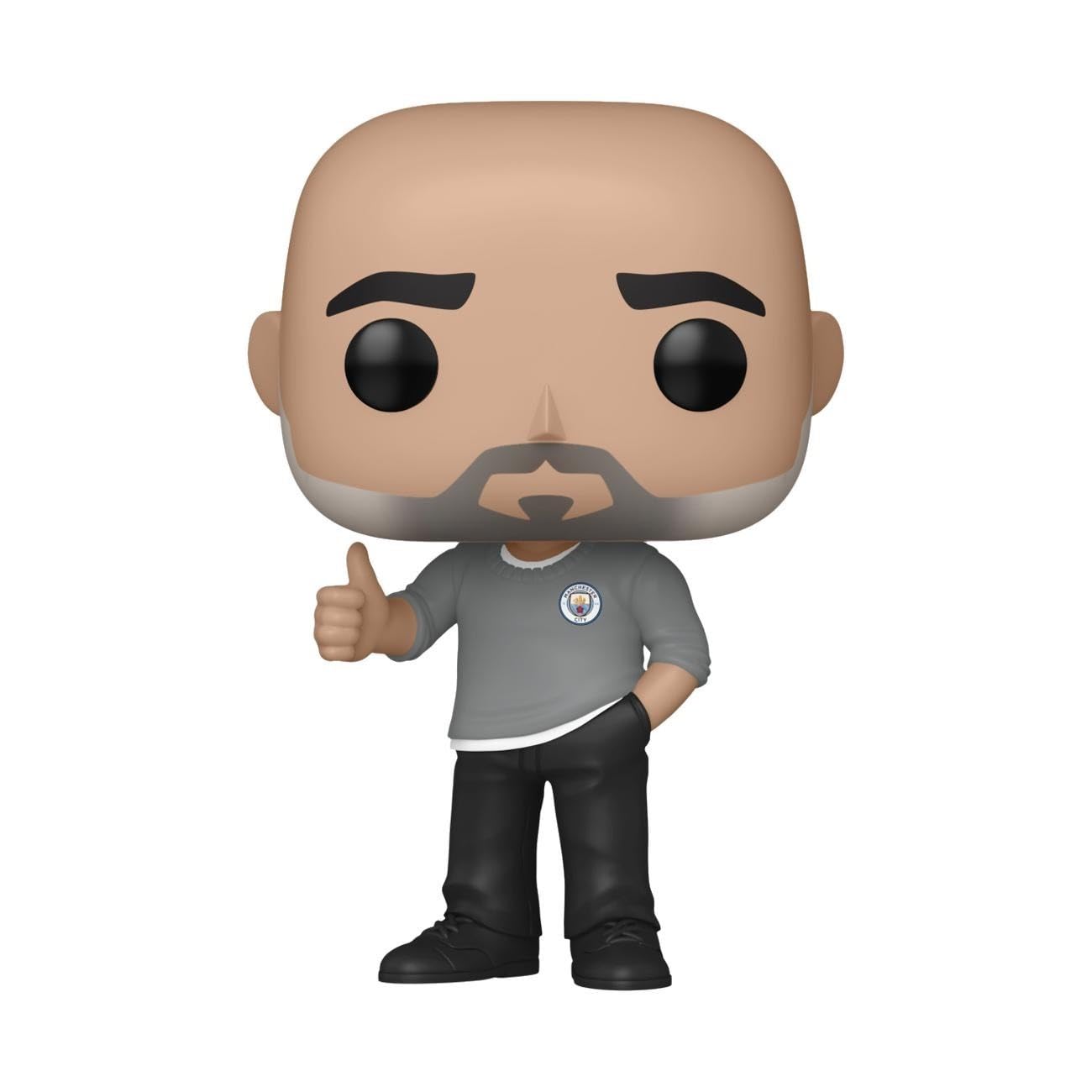 Funko Pep Guardiola Chibi Figure - Manchester City FC Collectible | 3.75 Inch Vinyl | Ages 3+