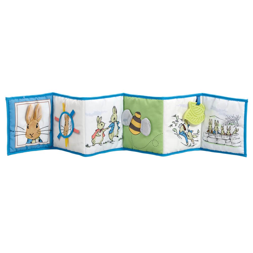 Rainbow Designs Peter Rabbit Unfold & Discover - Interactive Developmental Baby Toy | Fabric 2