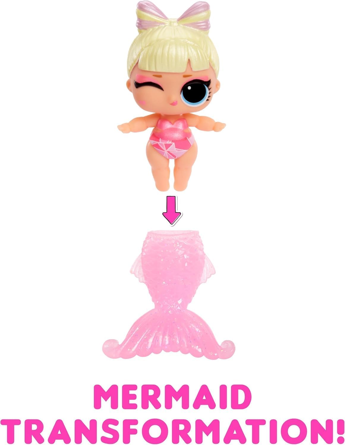 L.O.L. Surprise! Mermaids Baby Sisters - Colour-Changing Tails, 8 Random Dolls