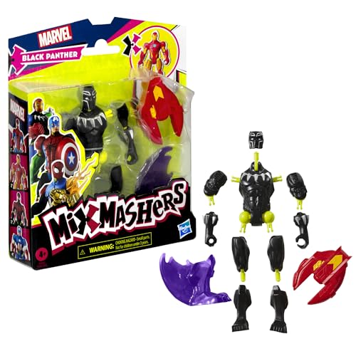Marvel Black Panther MixMashers Action Figure - Mix & Match Super Hero Toy for Kids 13