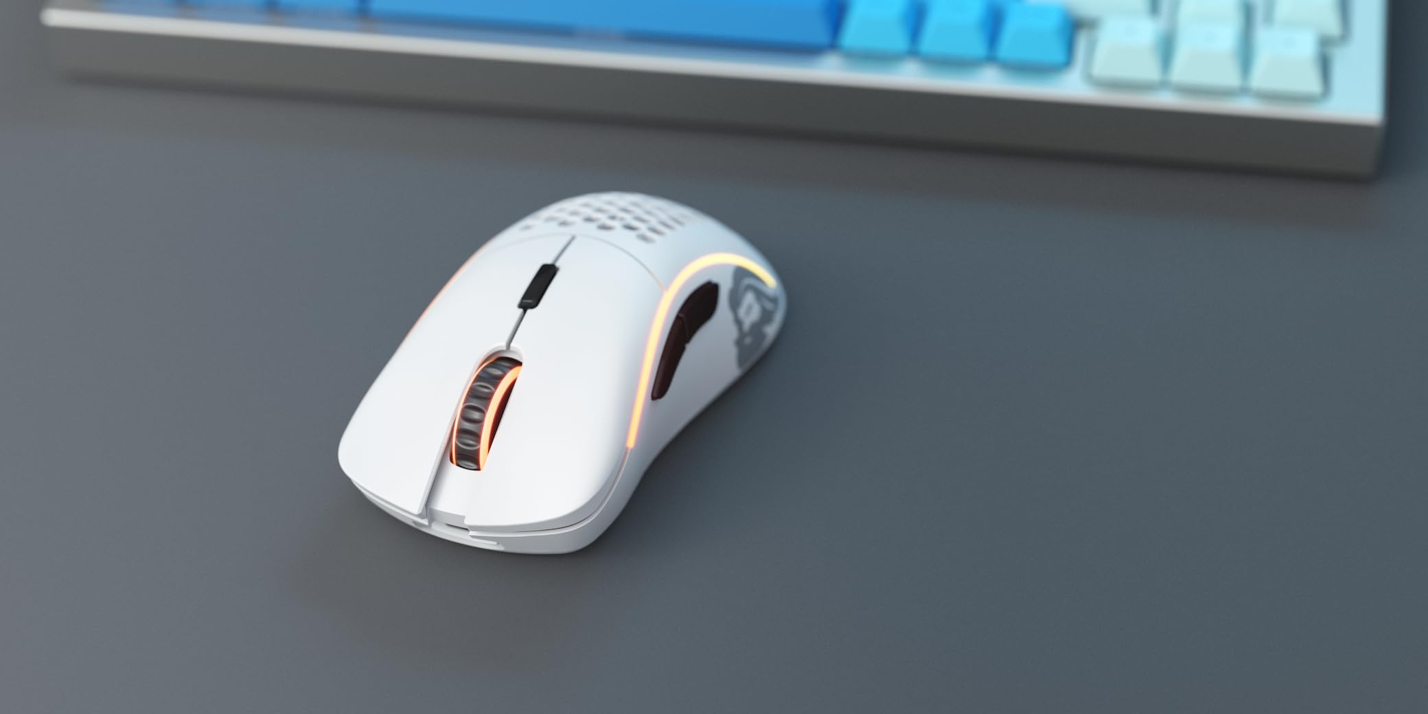 GLORIOUS Model D Wireless Gaming Mouse - 69g Lightweight, 2.4GHz Wireless, 71H Battery, BAMF Sensor, RGB, Ergonomic, 6 Button, Matte White 16