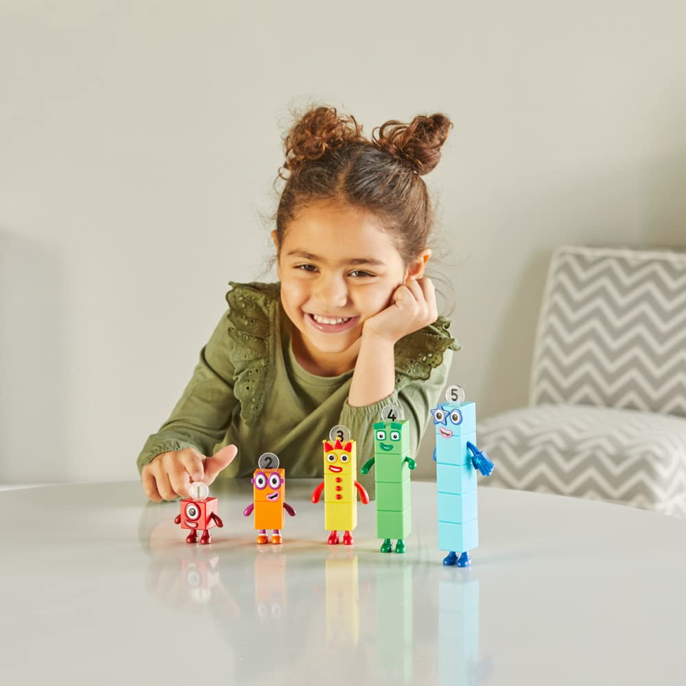 Learning Resources Numberblocks Friends One to Five - Collectible Play Figures with Posable Arms