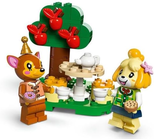 LEGO Animal Crossing Isabelle’s House Visit 77049 – Building Set with Isabelle and Fauna Minifigures