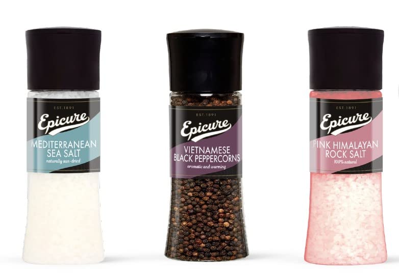 Epicure - Pink Himalayan Rock Salt Freshly Ground Seasoning Grinders, 320 g 4