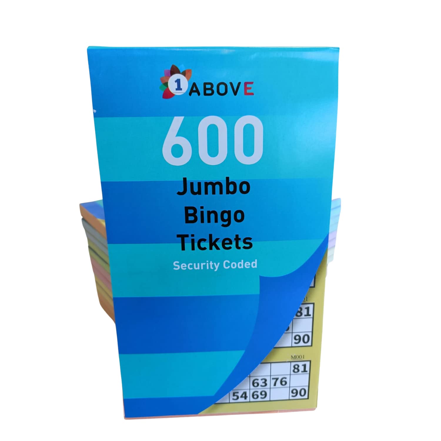 1ABOVE Bingo Tickets Stationery Book - Multi-Game Fun for Kids and Adults 3