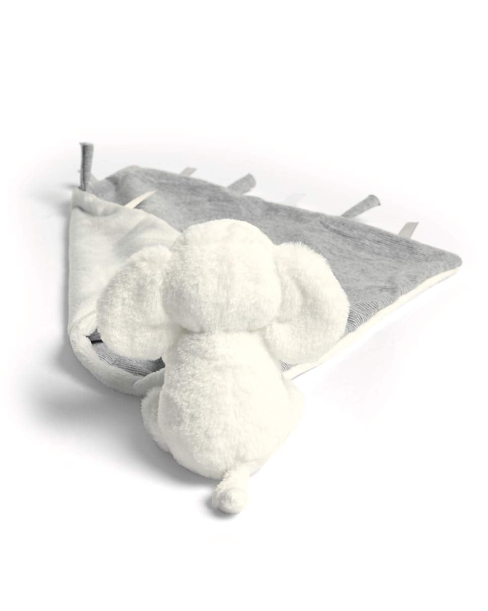 Mamas & Papas Welcome To The World Archie Elephant Comforter - Super Soft Faux Fur Cuddly Toy