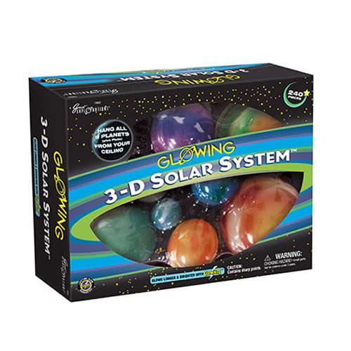 CRE-19862 - 3-D Solar System Glow in the Dark Planet Kit 4