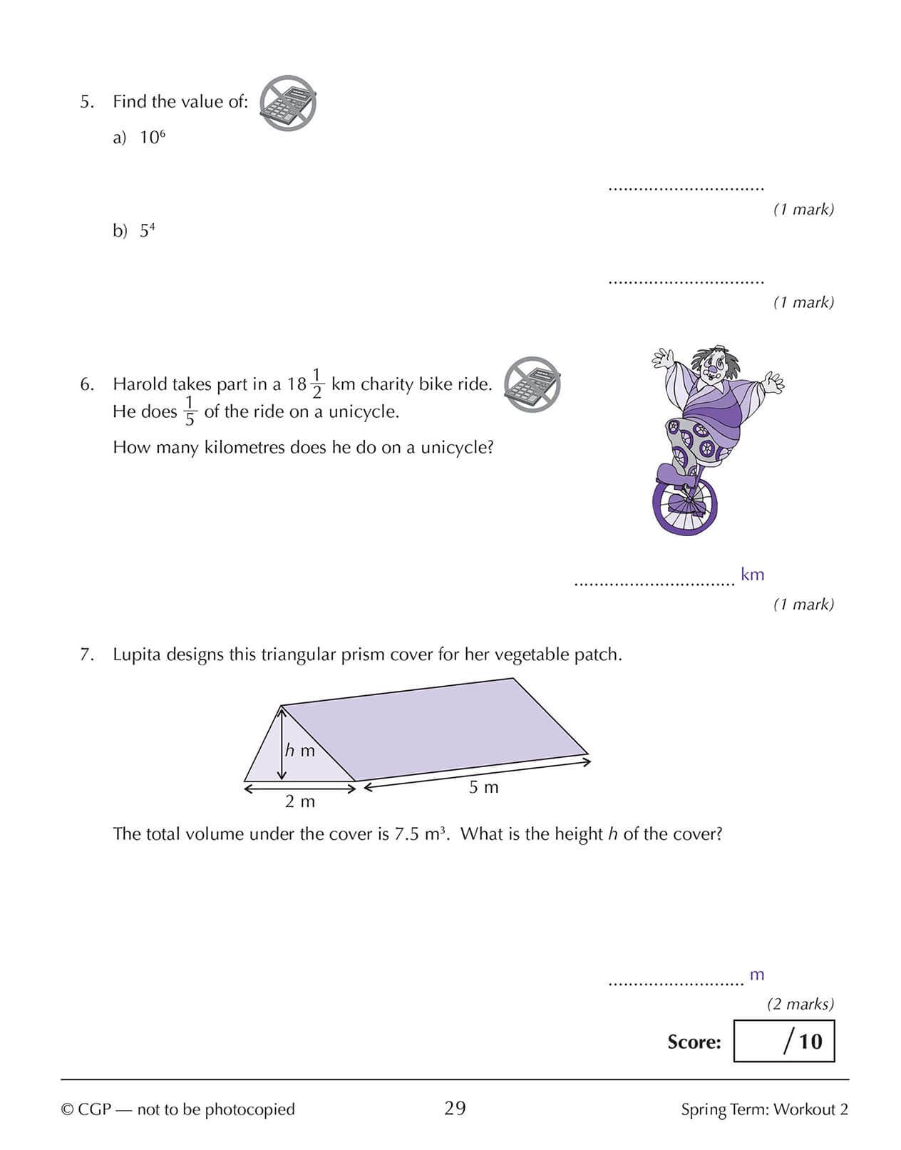 CGP New KS3 Maths 10-Minute Weekly Workouts - Year 8 | Catch-up & Home Learning 5