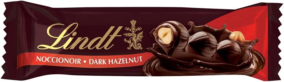 Lindt Noccionoir Dark Chocolate with Whole Hazelnuts, 35g x 18 Pack 5