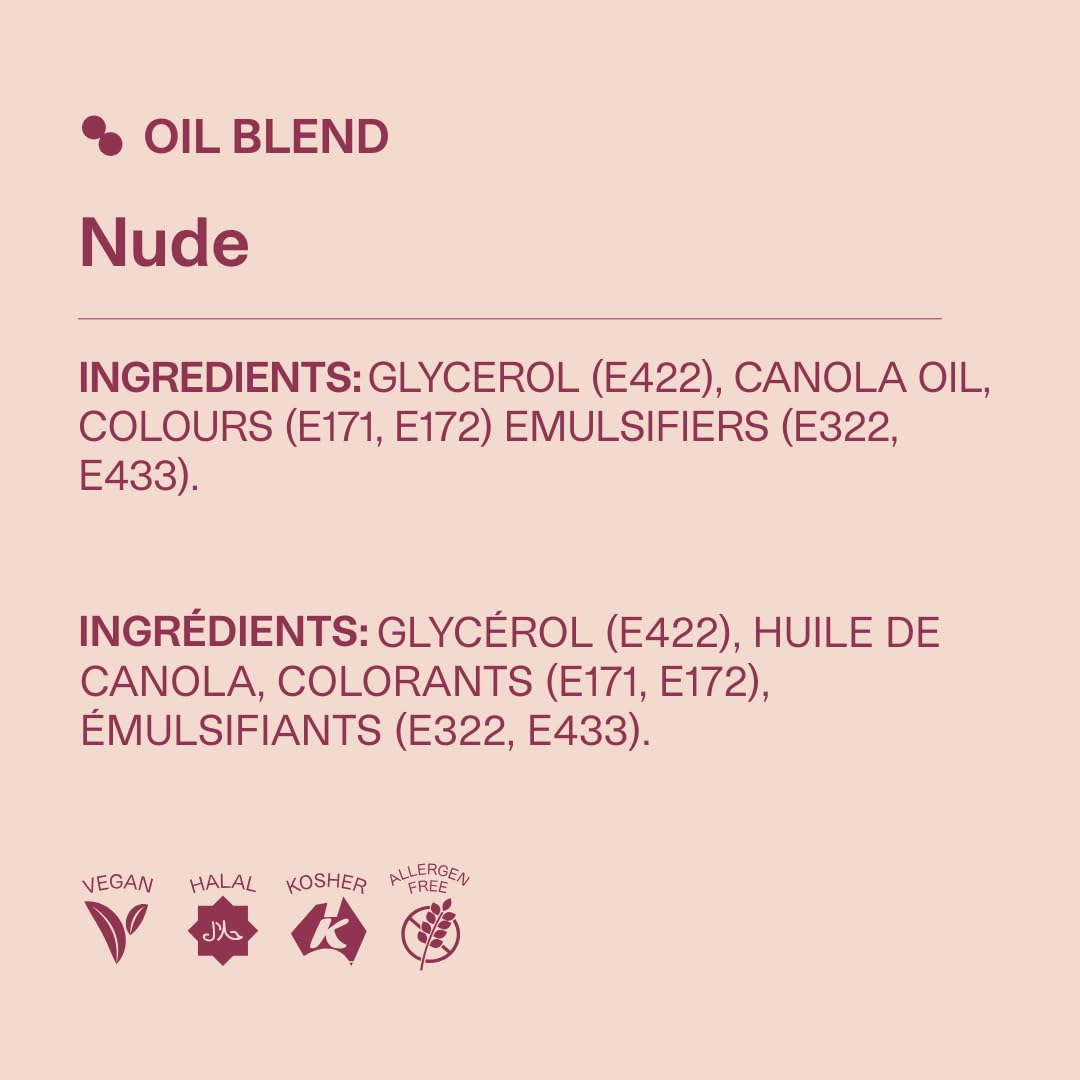 Colour Mill Oil Blend Lebensmittelfarbe Nude – 20 ml Backfarbe auf Ölbasis