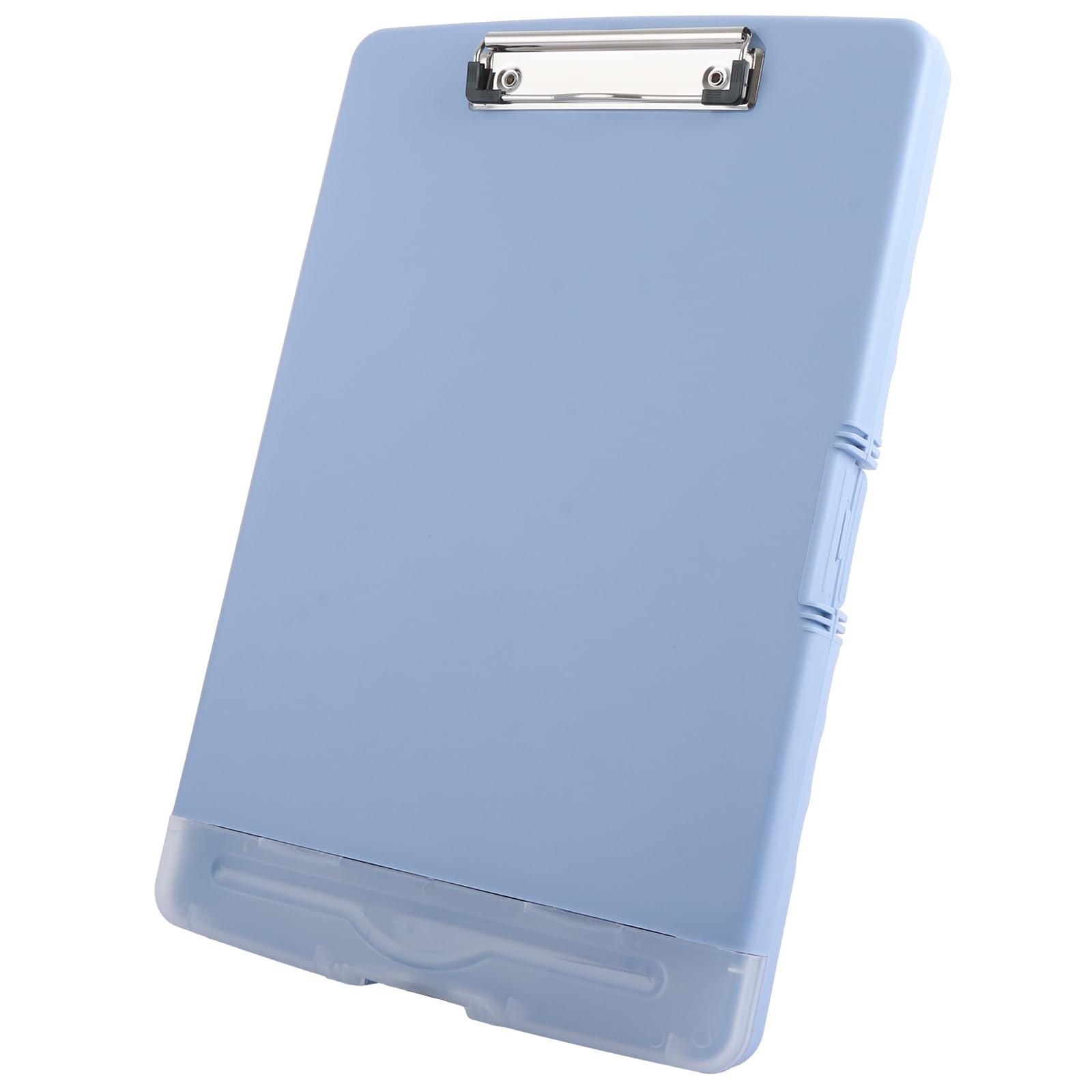 ASelected Plastic Clipboard with Storage for A4 Documents | Pen Holder | Blue