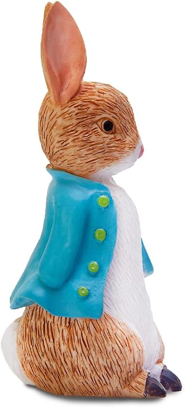Jubiläumshaus Peter Rabbit Tortenaufsatz aus Kunstharz, handbemalte Figur, Dekoration 5