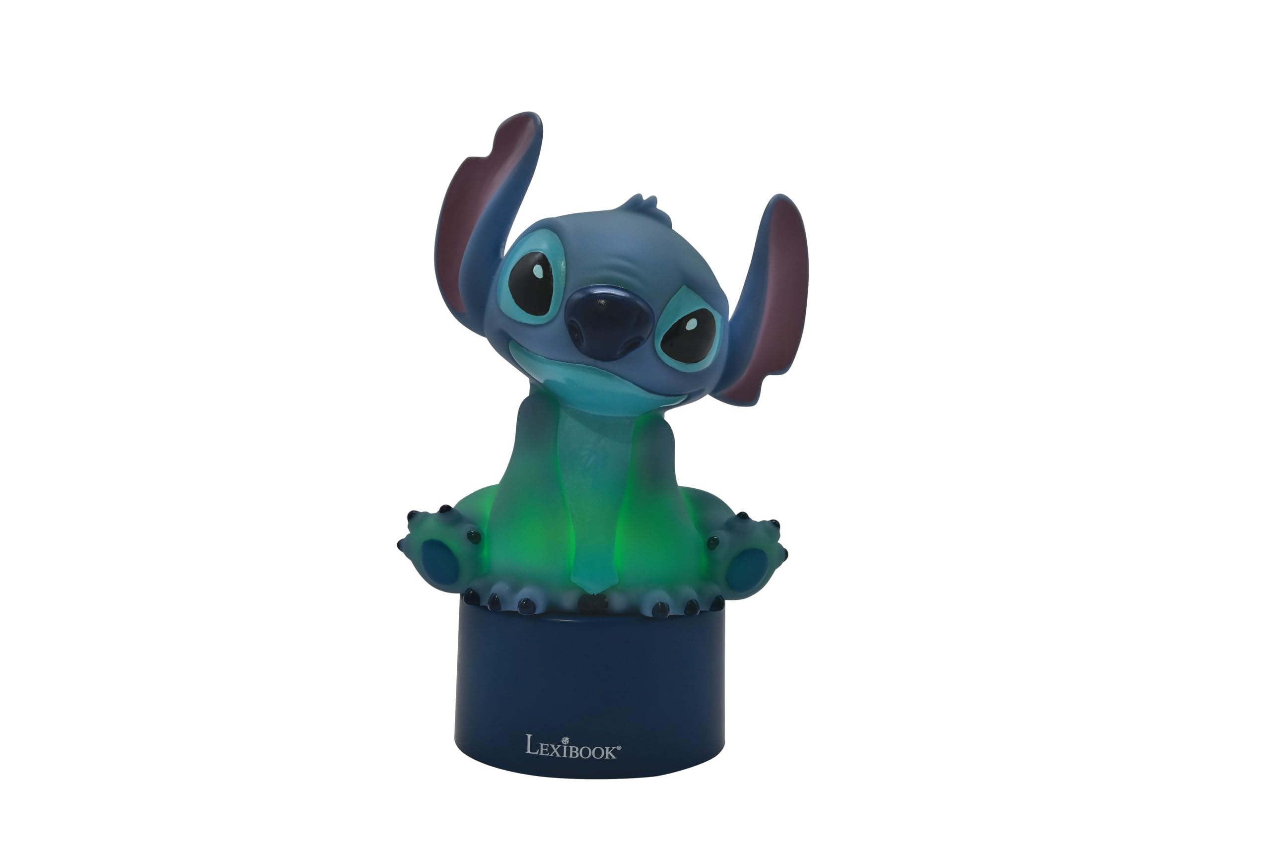 Lexibook - Disney Stitch Nightlight with Speaker, Color-Changing LED, Blue, NS01D 4