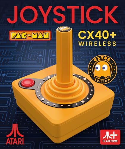 Pac-Man - Atari CX40+ Wireless Joystick Orange 3