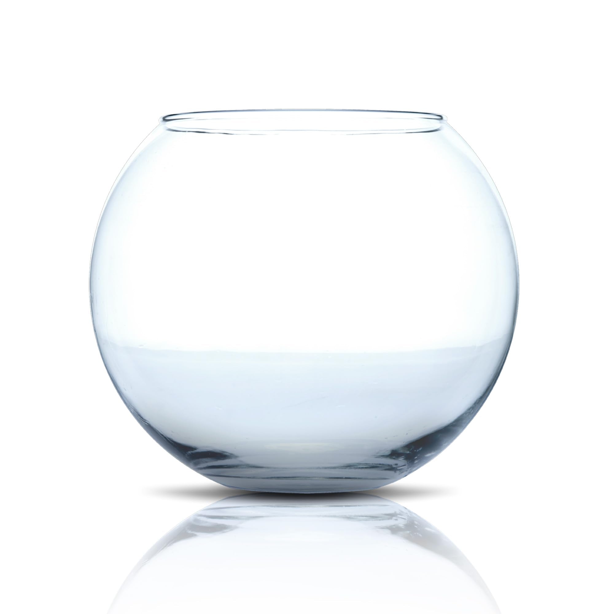 Amtra Crystal Globe Hand-Blown Glass Fishbowl Aquarium | 30 CM Diameter
