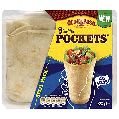 Old El Paso Tortilla Pockets Mexican Wrap (223g, Pack of 4) 4