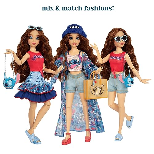 Disney ILY 4EVER Stitch Fashion Doll - 11.5" Tall with 13 Articulation Points, 2 Outfits & Glitter Mickey Ring 8