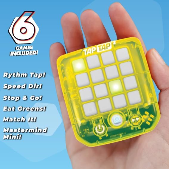 TapTap Smart Fidget 2.0 TAP-365-16 Palm-Sized Handheld Game with 16 Keys & Joystick 4