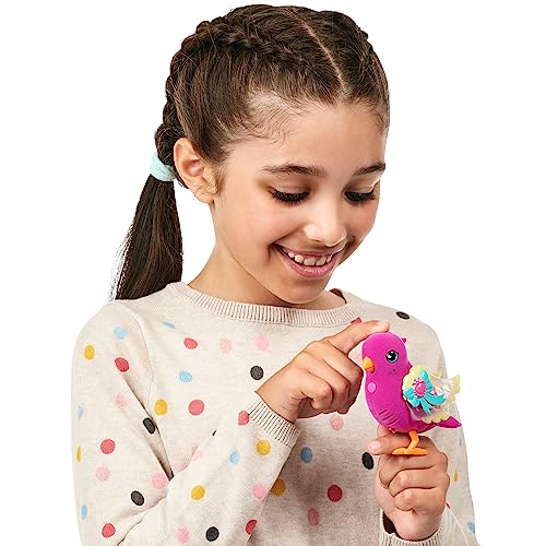 Little Live Pets Lil' Bird & Bird Cage: Tiara Twinkles - Interactive Electronic Singing Bird with Light-Up Wings (Ages 5-12) 9