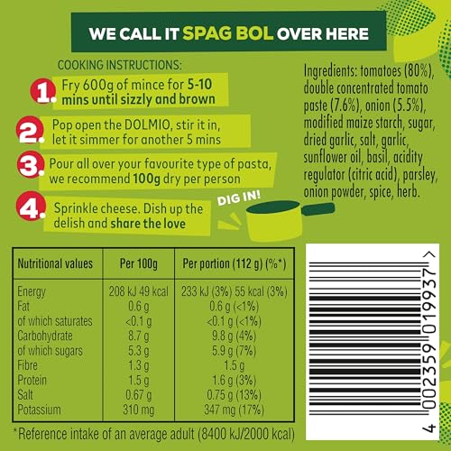 Dolmio - Bolognese Onion and Garlic Pasta Sauce (675g) 6