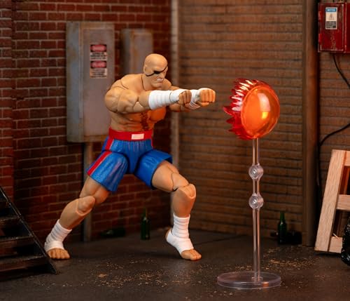 Street Fighter 6" Sagat Deluxe Collector Figure - Jada Toys 5