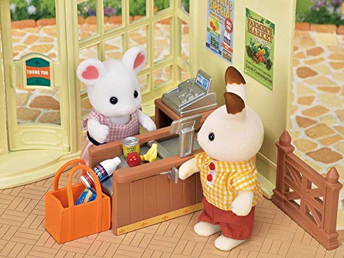 Sylvanian Families Grocery Market Playset - 20-Piece Role Play Set for Ages 3+ 5
