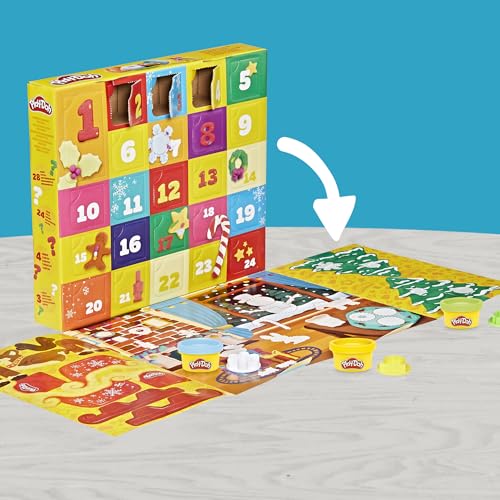 Play-Doh Holiday Advent Calendar - 24 Days of Creative Play for Kids 3+ 10