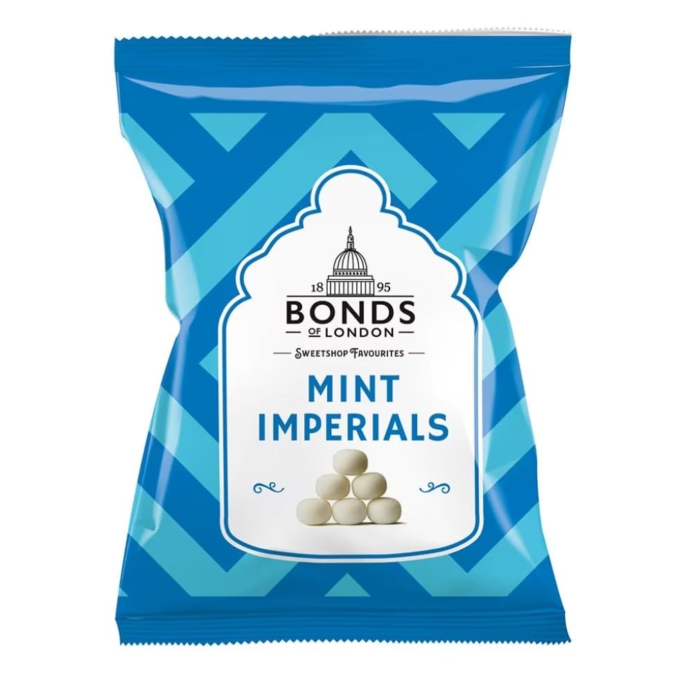 Bonds of London Mint Imperials Retro Peppermint Sweets - 12 x 105g Bags 3