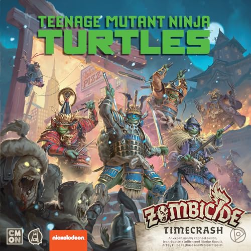 CMON Zombicide White Death Expansion: Time Crash Teenage Mutant Ninja Turtles 5