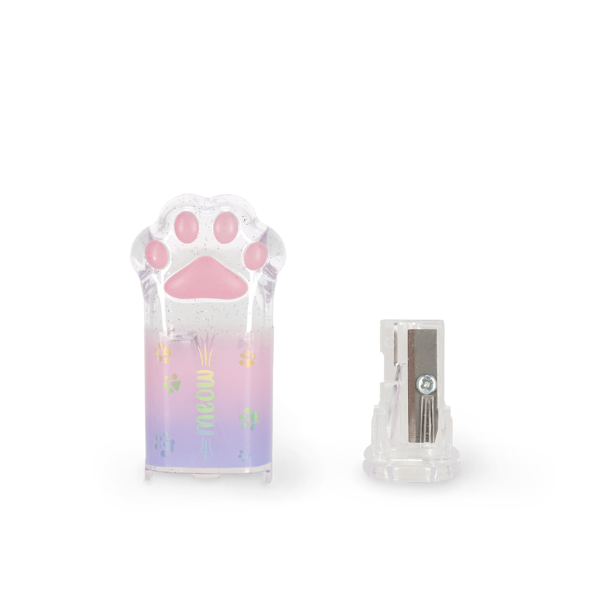 Legami - Meow Cat Paw Pencil Sharpener with Glitter Details 3