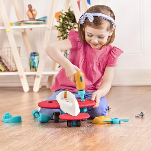 Wonder Wheels Take-Apart Airplane Playset - Building Toy with Drill for Kids 3 Years & Up 9