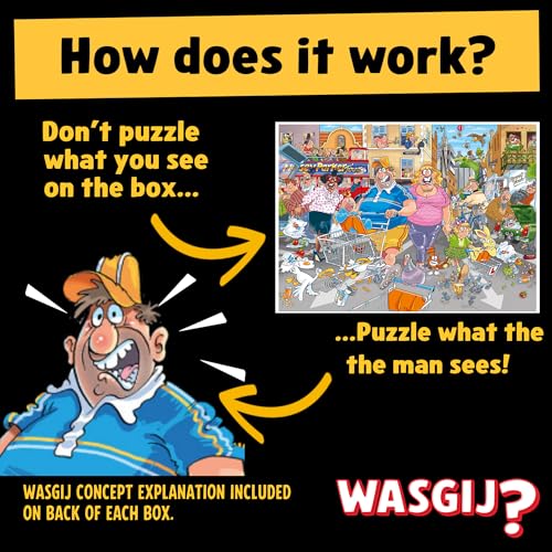 Wasgij Original 46: Middle Aisle Madness - 1000 Piece Puzzle for Adults 7